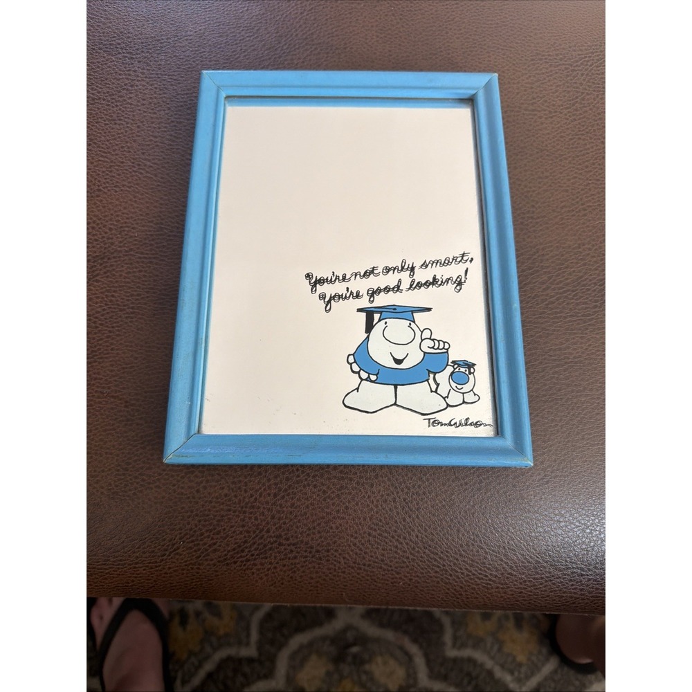 Vintage Ziggy American Greetings Graduation Smart Good Look Mirror Cartoon Toys
